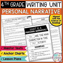 Video thumbnail for Personal Narrative Writing Unit with Anchor Charts & Lesson Plans 4th GRADE