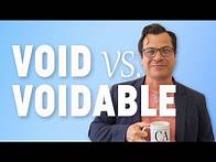 Video thumbnail for Void vs Voidable Contracts: What's the Difference in Real Estate?