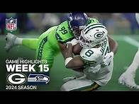 Video thumbnail for Green Bay Packers vs. Seattle Seahawks Game Highlights | NFL 2024 Season Week 15
