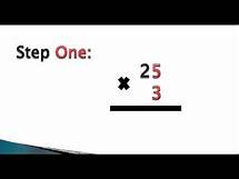 Video thumbnail for 2-DIGIT BY 1-DIGIT MULTIPLICATION