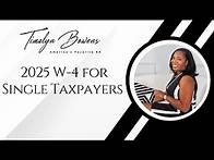 Video thumbnail for How to Fill Out 2025 IRS From W-4 (Single)
