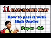 Video thumbnail for 11 Plus Maths Practice Papers - Paper 02