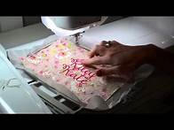 Video thumbnail for The In-the-hoop Baby Bib Tutorial: Applique Corner with Kathy