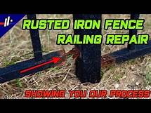 Video thumbnail for wrought iron railing repair Allen Texas #ironfencerepairallen #wroughtironfencepostrepair