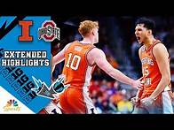Video thumbnail for HIGHLIGHTS: Illinois vs. Ohio State | Big Ten Men's Basketball | 1/30/2023 | NBC Sports