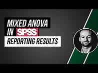 Video thumbnail for Reporting Mixed ANOVA - results from SPSS
