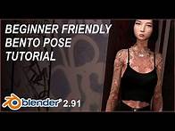Video thumbnail for How to Create Bento Poses For Second Life In Blender 2.91 using Avastar (Updated 2021 Tutorial)