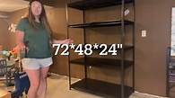 Video thumbnail for 78" H|48" W All-Metal Garage Shelving Unit and Storage-Easy Assembly Shelves 5-Tier Rack|Heavy-Duty Adjustable Shelf|Steel Shelves for Industrial,Warehouse,Basement (18" D x 48" W x 78" H)