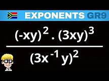 Video thumbnail for Grade 9 Exponents: Practice