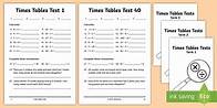 Video thumbnail for Year 3 Times Tables Test Assessment Pack