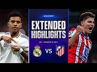 Video thumbnail for Real Madrid vs. Atlético Madrid: Extended Highlights | UCL Round Of 16 Leg 1 | CBS Sports Golazo