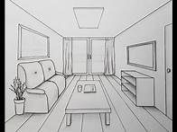 Video thumbnail for 6th Grade Art: One-Point Perspective Room Drawing