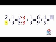 Video thumbnail for Add and subtract fractions with unlike denominators. Grade 5