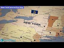 Video thumbnail for Where is New York in the US and and Cities Map of New York