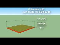 Video thumbnail for How to Estimate Concrete