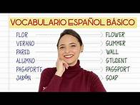 Video thumbnail for BASIC SPANISH VOCABULARY 🚀 Learn the Most USEFUL Spanish WORDS for BEGINNERS A1-A2