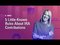Video thumbnail for 5 Little-Known Rules About IRA Contributions