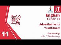 Video thumbnail for Grade 11 - English - Language - Visual Literacy: Advertisements
