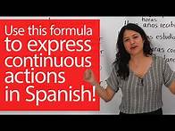 Video thumbnail for Learn Spanish Tenses: Actions that started in the past and continue in the present in Spanish!
