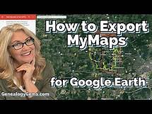 Video thumbnail for How to Export Google MyMaps to KMZ for Google Earth