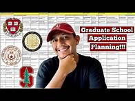 Video thumbnail for HOW TO START APPLYING FOR GRAD SCHOOL? | The Graduate School Application Planning Process