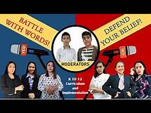 Video thumbnail for K to 12 Curriculum and its Implementation | Debate