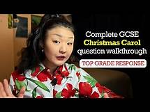 Video thumbnail for How to write a TOP GRADE Christmas Carol model answer!