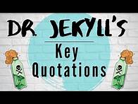 Video thumbnail for Dr Jekyll Key Quotations - Jekyll and Hyde Revision