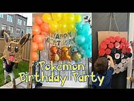 Video thumbnail for The ULTIMATE Pokemon Birthday Party || Dollar Tree Crafts and Decor