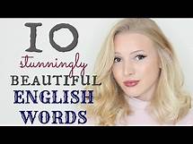 Video thumbnail for 10 Stunningly Beautiful English Words