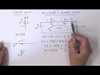 Video thumbnail for Ohm's Law and Kirchhoff's Laws