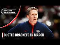 Video thumbnail for Which teams will create BUSTED BRACKETS in the Men's NCAA Tournament?! | Bracketology