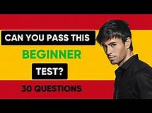 Video thumbnail for Test Your Spanish Level | A1 Spanish | Spanish Level Test