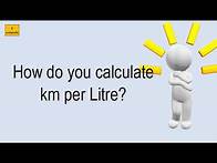 Video thumbnail for How Do You Calculate Km Per Litre?