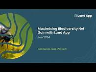 Video thumbnail for Maximising Biodiversity Net Gain with Land App