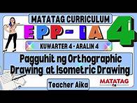 Video thumbnail for EPP-IA 4 Grade 4 Kuwarter 4 Aralin 4 Pagguhit ng Orthographic Drawing at Isometric Drawing