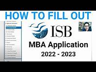 Video thumbnail for How to Fill the ISB MBA Application Form | ISB Application Walkthrough and Admission Tips