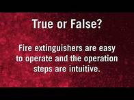 Video thumbnail for Fire Extinguisher Quiz for Building Owners