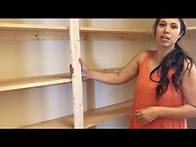 Video thumbnail for Easy Pantry Shelving #anawhite