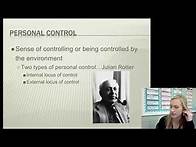 Video thumbnail for Social Cognitive Theory of Personality Notes for AP Psychology by Mrs Rice
