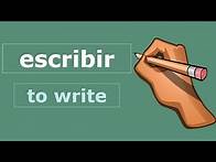 Video thumbnail for In Spanish, 100 The Most Significant Verbs With Pictures.