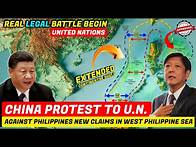 Video thumbnail for China PROTEST AGAINST Philippines Extended Continental Shelf in West Philippines