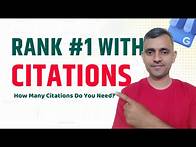 Video thumbnail for How Many Citations Do You Need to Rank on Google Maps? (Local SEO Guide 2025) | Guddu Kumar