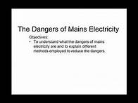 Video thumbnail for GCSE Physics - Electricity Lesson 14 - Dangers of Mains Electricity