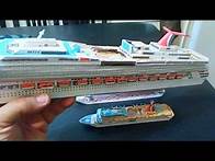 Video thumbnail for Paper craft Carnival cruise ships