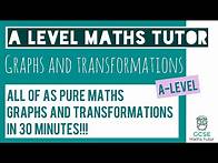 Video thumbnail for All of Graphs and Transformations in 30 Minutes! | Chapter 4 | A-Level Pure Maths Revision