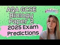 Video thumbnail for AQA | GCSE Biology | Paper 2 | 2025 Exam Predictions