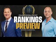 Video thumbnail for College Football Playoff Rankings PREVIEW: 3 SEC teams projected in CFP field