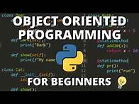 Video thumbnail for Python Object Oriented Programming (OOP) - For Beginners