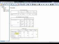 Video thumbnail for How to read and report test significance values from SPSS output